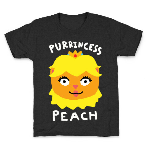 Purrincess Peach Kids T-Shirt