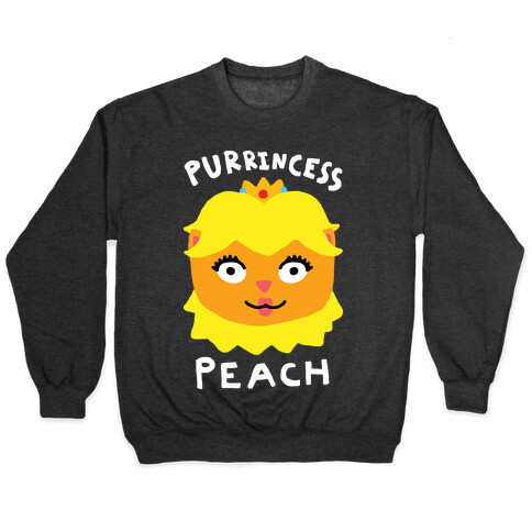 Purrincess Peach Pullover