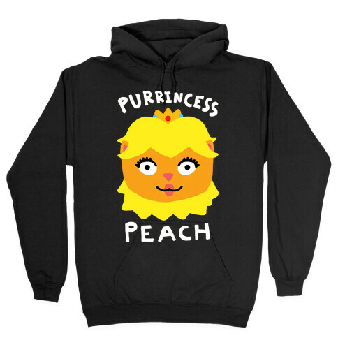 Purrincess Peach Hooded Sweatshirt
