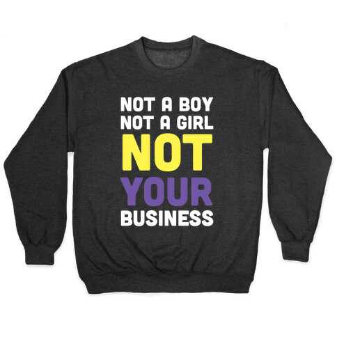 Not a Boy, Not a Girl, Not Your Business Pullover