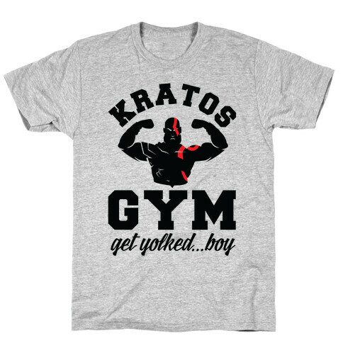 Kratos Gym Get Yolked Boy T-Shirt