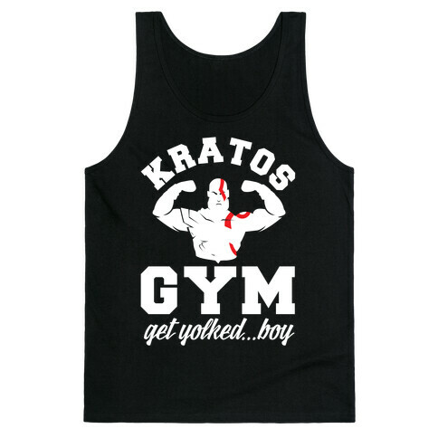 Kratos Gym Get Yolked Boy Tank Top