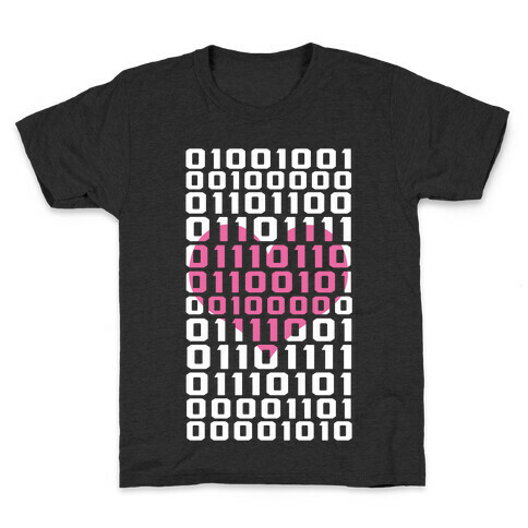 I Love You (Binary) Kids T-Shirt