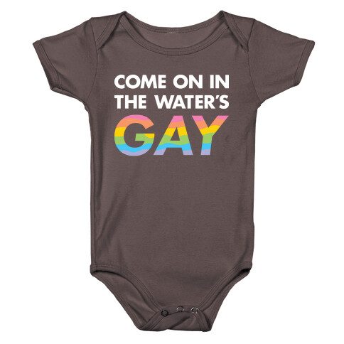 Come On In The Water's Gay Baby One-Piece