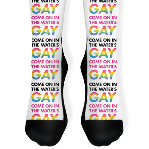 Come On In The Water's Gay Sock