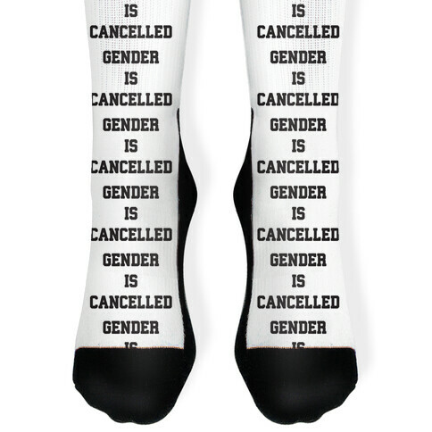 Gender Is Cancelled Sock