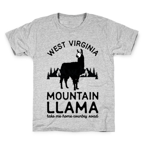 Mountain Llama Take Me Home Kids T-Shirt