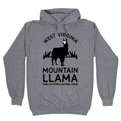 Mountain Llama Take Me Home Hooded Sweatshirt