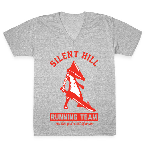 Silent Hill Running Team V-Neck Tee Shirt