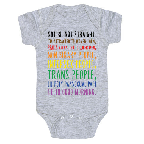 Kehlani Queer Identity Pride Quote Baby One-Piece