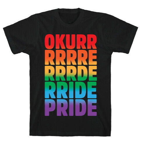 Okurr Pride Transformation White Print T-Shirt
