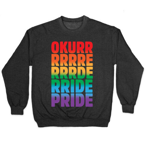 Okurr Pride Transformation White Print Pullover