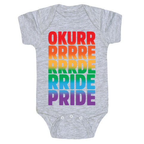 Okurr Pride Transformation  Baby One-Piece