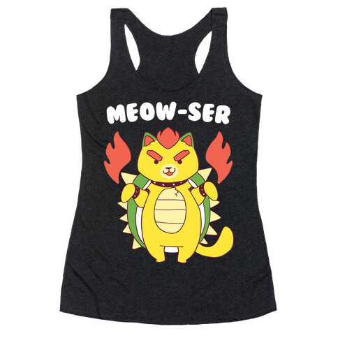 Meow-ser Bowser Racerback Tank Top