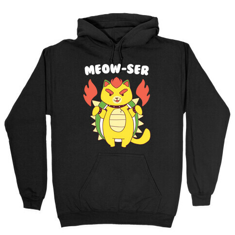 Meow-ser Bowser Hooded Sweatshirt