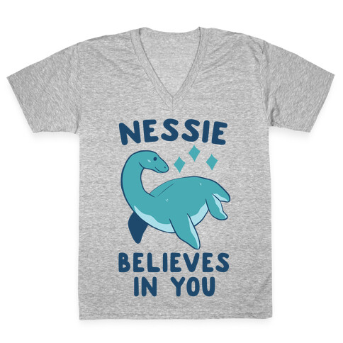 Nessie Believes In You V-Neck Tee Shirt