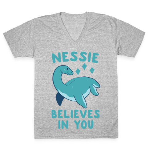 Nessie Believes In You V-Neck Tee Shirt