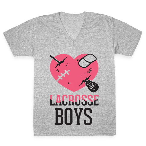 Lacrosse Boys V-Neck Tee Shirt