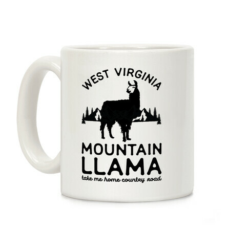 Mountain Llama Take Me Home Coffee Mug