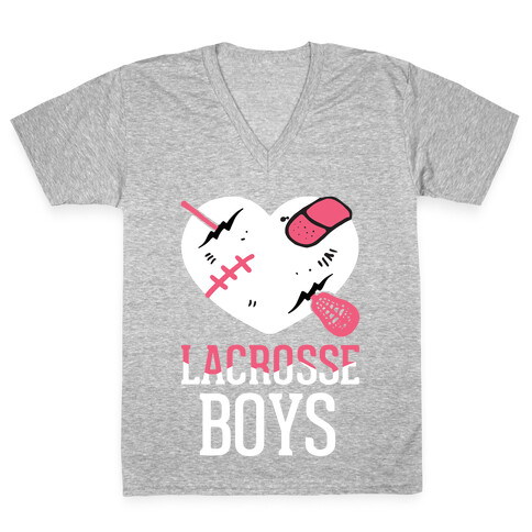 Lacrosse Boys V-Neck Tee Shirt