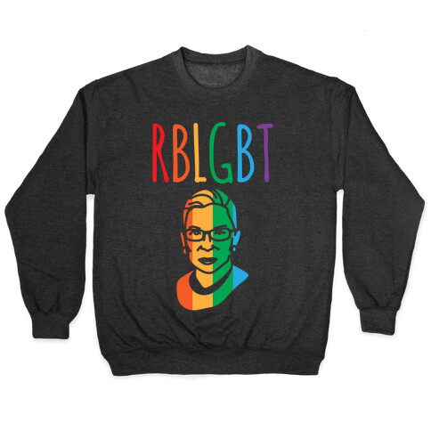 RBLGBT Parody White Print Pullover