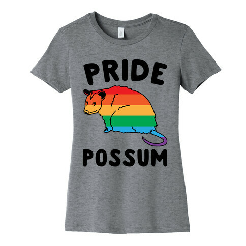 Pride Possum  Womens T-Shirt