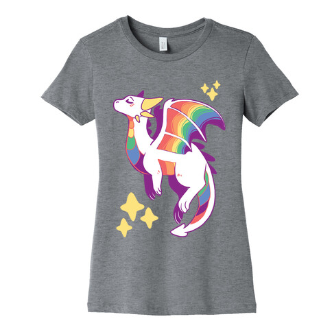 Gay Pride Dragon  Womens T-Shirt