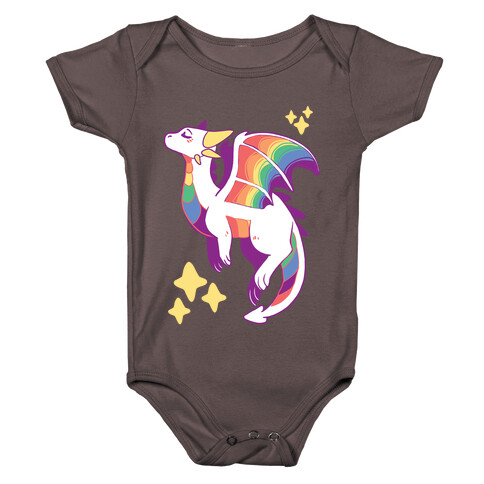 Gay Pride Dragon Baby One-Piece