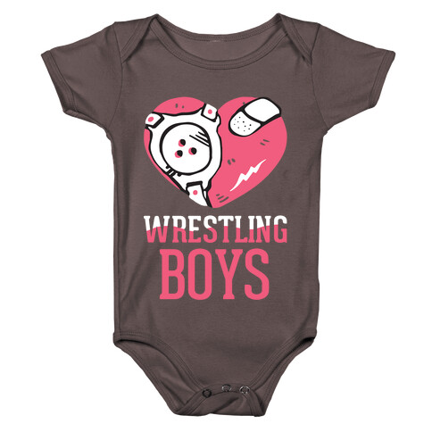 Wrestling Boys Baby One-Piece