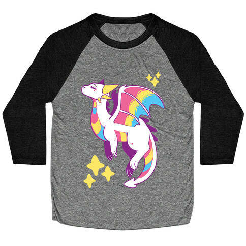 Pan Pride Dragon Baseball Tee