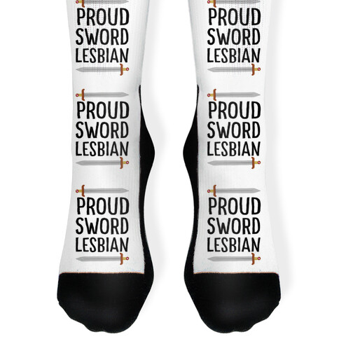 Proud Sword Lesbian Sock