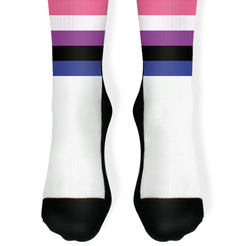 Gender Fluid Pride Flag Sock