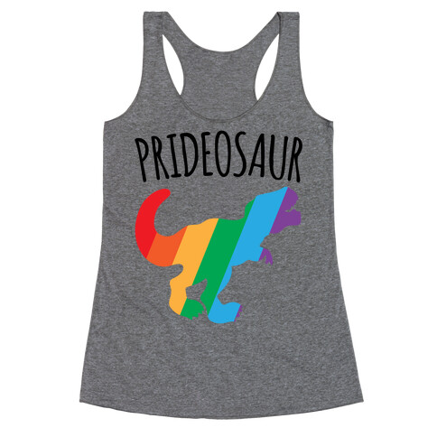 Prideosaur  Racerback Tank Top