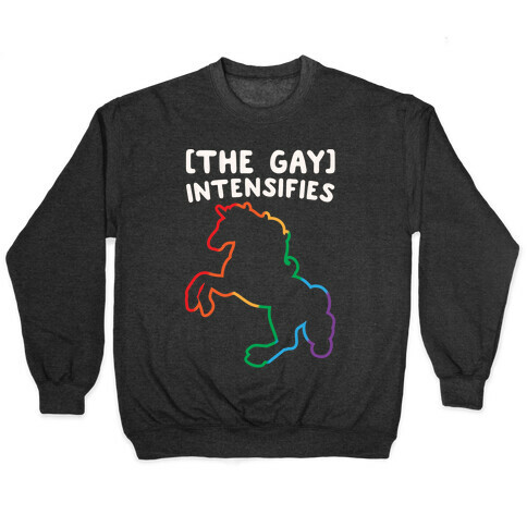The Gay Intensifies White Print Pullover