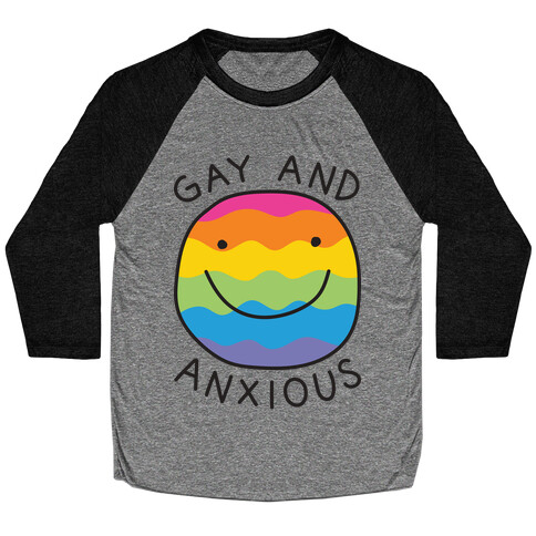 Gay And Anxious Baseball Tee