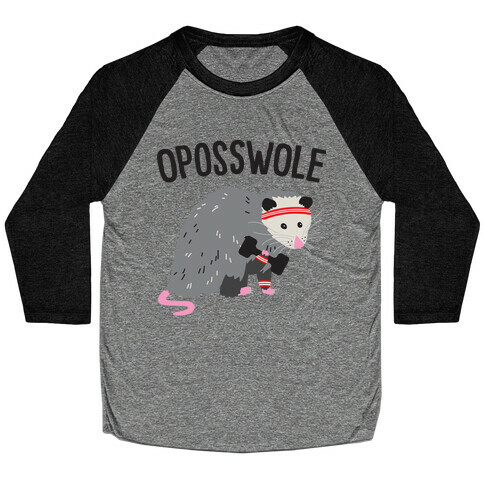 Oposswole Opossum Baseball Tee