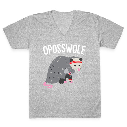 Oposswole Opossum V-Neck Tee Shirt