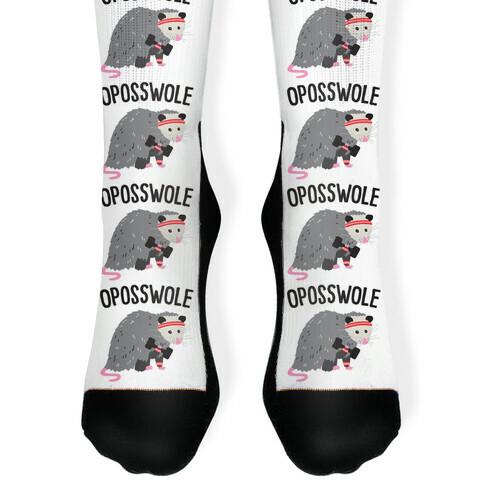 Oposswole Opossum Sock