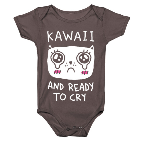 Kawaii And Ready To Cry Baby One-Piece