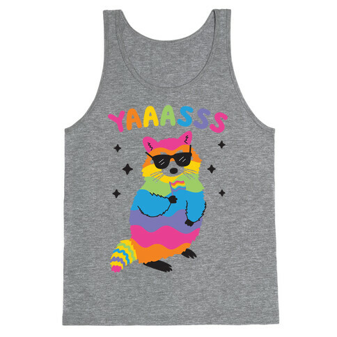 Yas Rainbow Raccoon Tank Top