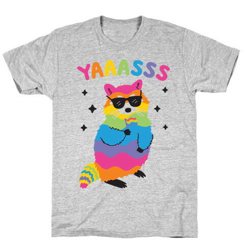 Yas Rainbow Raccoon T-Shirt