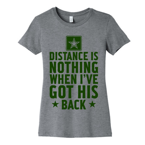 I've Got His Back (Army) Womens T-Shirt