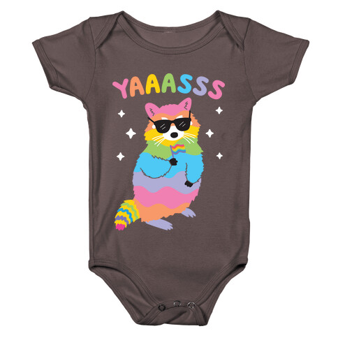 Yas Rainbow Raccoon Baby One-Piece