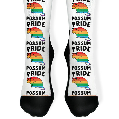 Pride Possum  Sock