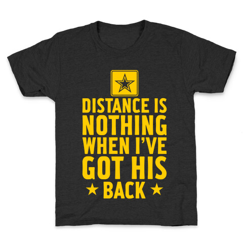 I've Got His Back (Army) Kids T-Shirt