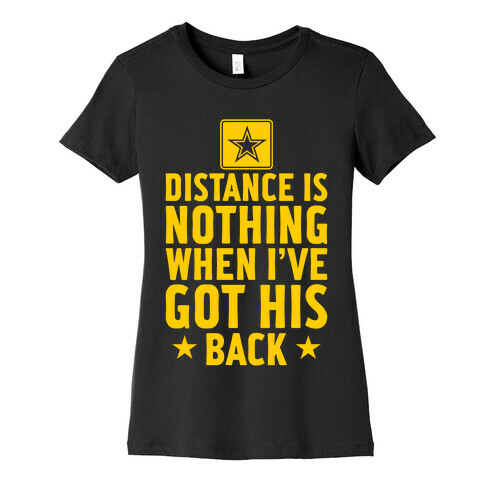 I've Got His Back (Army) Womens T-Shirt