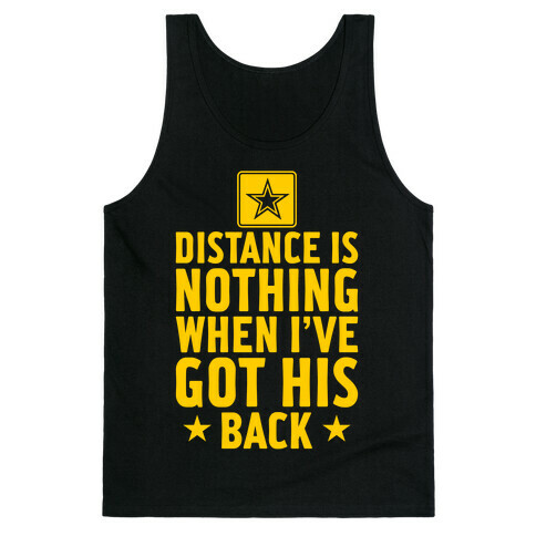 I've Got His Back (Army) Tank Top