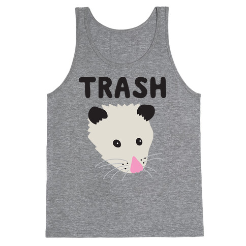 Trash Mates Pair - Opossum 1/2 Tank Top