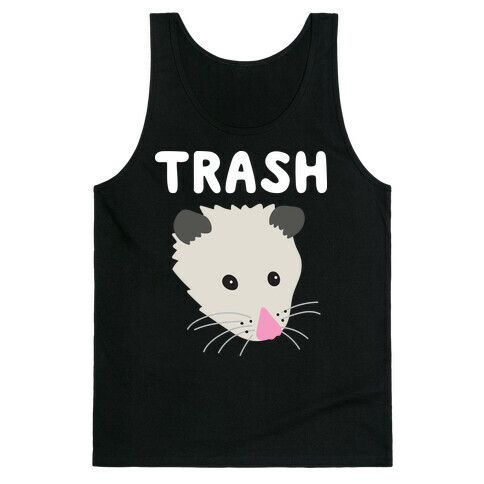 Trash Mates Pair - Opossum 1/2 Tank Top