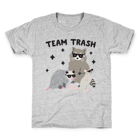 Team Trash Opossum Raccoon Rat Kids T-Shirt